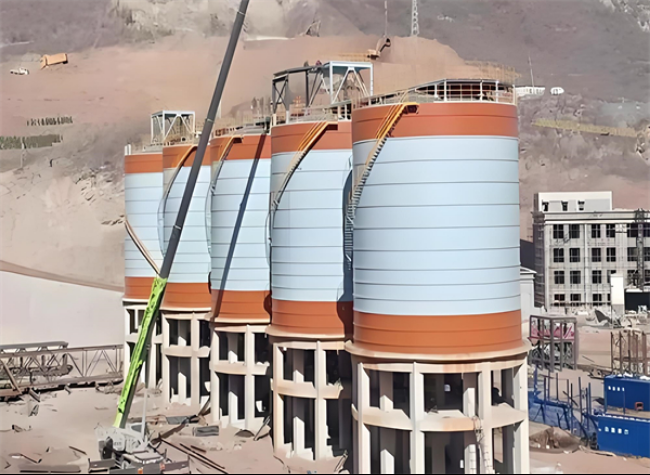 德令哈高架钢板仓